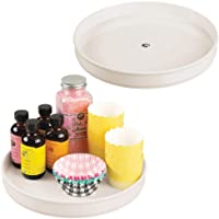 mDesign Juego de 2 especieros giratorios – Elegante Estante para Especias- Pimienta- Ingredientes de Hornear o conservas…